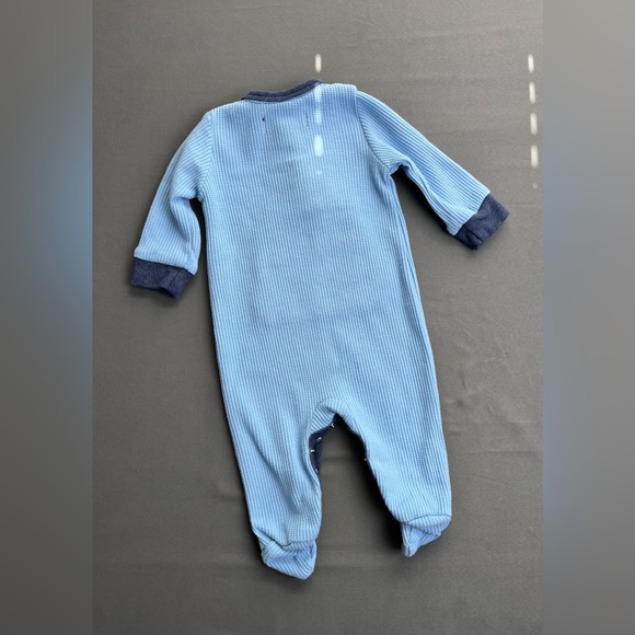 7 for all mankind baby romper footie and jeans size 0-3M - Picture 6 of 10